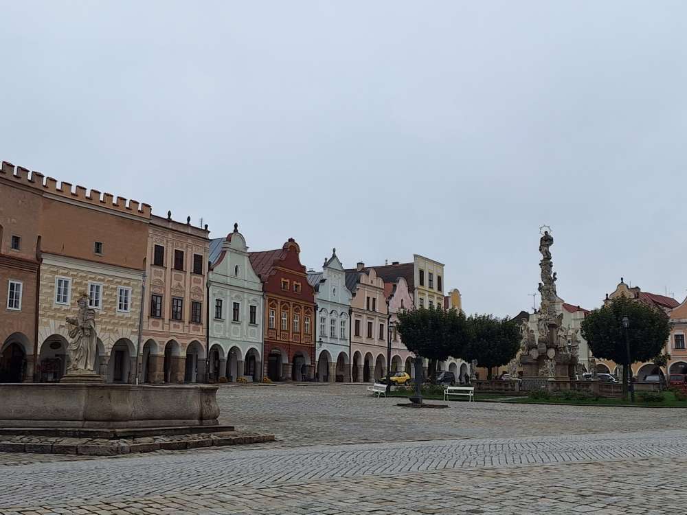 Světoznámé náměstí v Telči