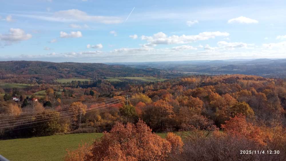 Pohled do kraje z rozhledny