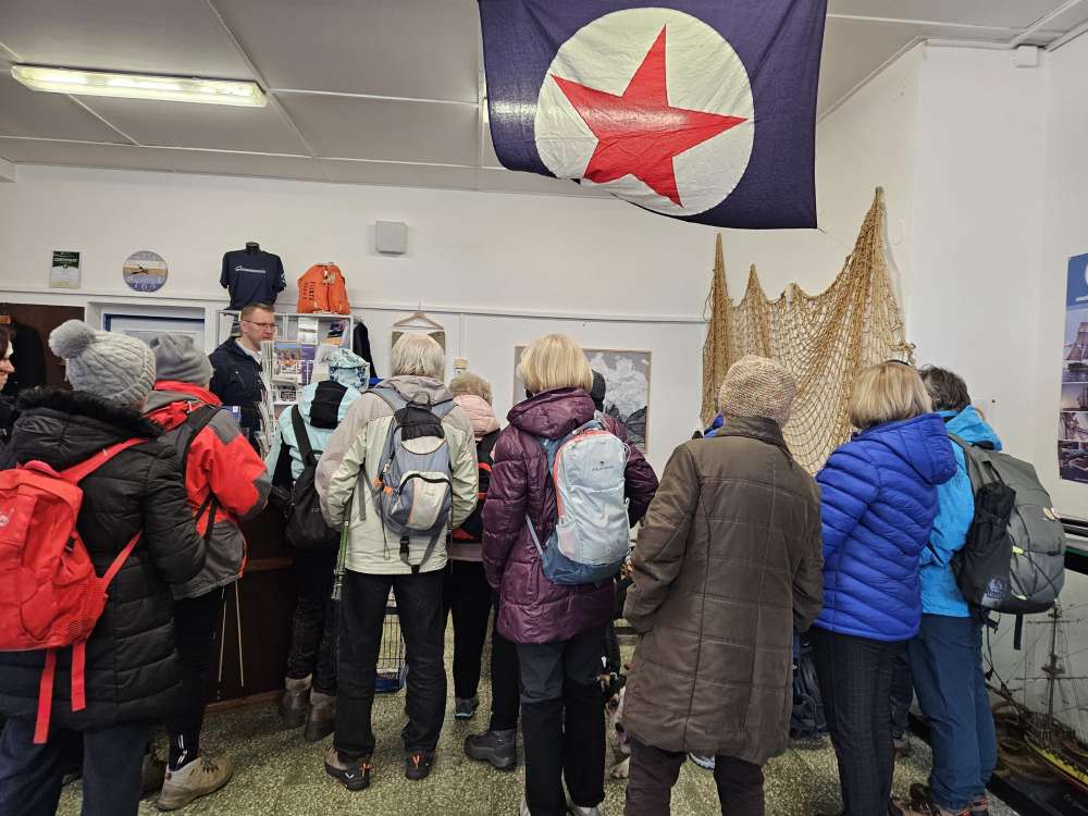 Prohlídka pokračuje