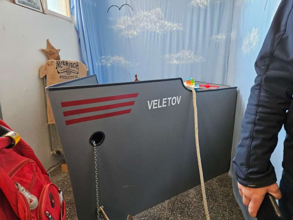 Příď lodi Veletov :-)